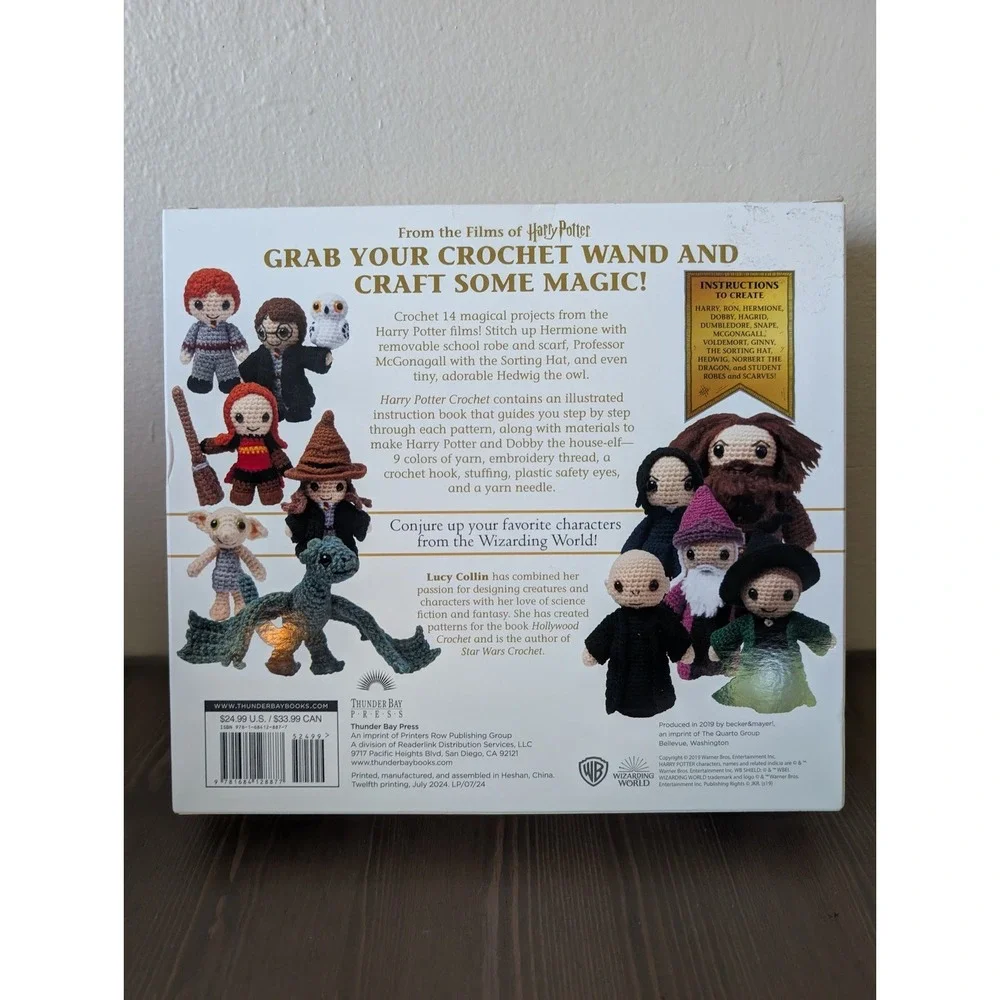 Harry Potter Crochet Craft Kit Dobby with Instruction Booklet Yarn Stuffing Hook